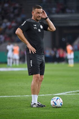 Goalkeeper coach Georg Koch Viktoria Koeln 31 08 2022, football DFB Pokal 2022 23, 1 round FC Viktoria Köln FC Bayern München 0 5 Koeln RheinEnergieStadion Nordrhein Westfalen Germany Team2