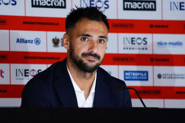 GaÃ«tan Laborde (OGC Nice) FOOTBALL : PrÃ sentation des nouvelles recrues de l™OGC Nice - Nice - 02 08 2022 NorbertScanella Panoramic 