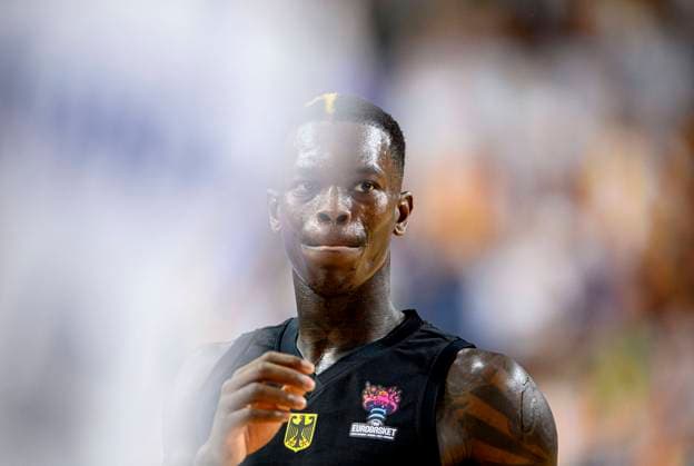 Dennis SCHROEDER Schröder GER , France FRA Germany GER 63 76, preliminary round group B, on 01 09 2022 in Cologne Basketball European Championship EuroBasket 2022 in Germany, from 01 09 18 09 2022 Â
