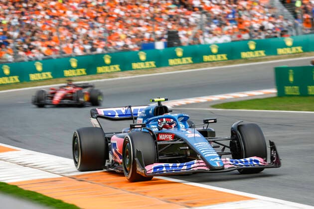 31 Esteban Ocon FRA, BWT Alpine F1 Team , F1 Grand Prix of the Netherlands at Circuit Zandvoort on September 2, 2022 in Zandvoort, Netherlands Photo by HOCH ZWEI Zandvoort Netherlands