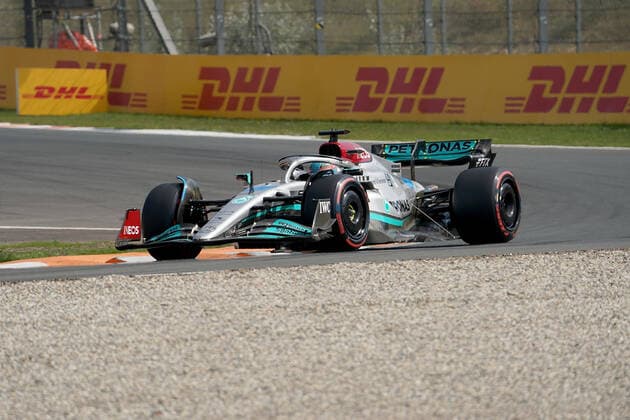 FORMULA 1 HEINEKEN DUTCH GRAND PRIX 2022 02 09 2022, Circuit Park Zandvoort, Zandvoort, FORMULA 1 HEINEKEN DUTCH GRAND PRIX 2022 , in picture George Russell GBR , Mercedes AMG Petronas Formula One Team nordphotoxGmbHx xBratic nph00250