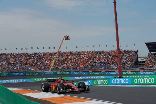 FORMULA 1 HEINEKEN DUTCH GRAND PRIX 2022 02 09 2022, Circuit Park Zandvoort, Zandvoort, FORMULA 1 HEINEKEN DUTCH GRAND PRIX 2022 , in picture Carlos Sainz Jr ESP , Scuderia Ferrari nordphotoxGmbHx xBratic nph00250