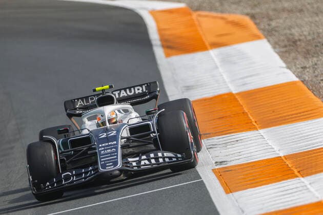 22 Yuki Tsunoda JPN, Scuderia AlphaTauri , F1 Grand Prix of the Netherlands at Circuit Zandvoort on September 2, 2022 in Zandvoort, Netherlands Photo by HOCH ZWEI Zandvoort Netherlands