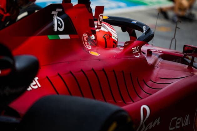 16 LECLERC Charles (mco), Scuderia Ferrari F1-75, action during the Formula 1 Heineken Dutch Grand Prix 2022, 15th round of the 2022 FIA Formula One World Championship, WM, Weltmeisterschaft from September 2 to 4, 2022 on the Zandvoort Circuit, in Netherlands, Belgium - F1 - DUTCH GRAND PRIX 2022 DPPI Panoramic  20220902_G00D9738