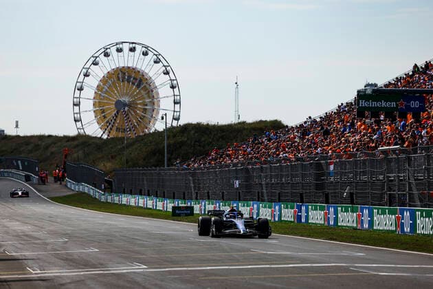 6 Nicholas Latifi CAN, Williams Racing , F1 Grand Prix of the Netherlands at Circuit Zandvoort on September 2, 2022 in Zandvoort, Netherlands Photo by HOCH ZWEI Zandvoort Netherlands