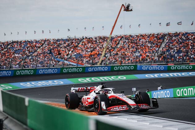 20 Kevin Magnussen (DNK, Haas F1 Team), F1 Grand Prix of the Netherlands at Circuit Zandvoort on September 2, 2022 in Zandvoort, Netherlands. (Photo by HOCH ZWEI Italy Photo Press) (Verwendung nur in Deutschland - GERMANY ONLY) *** 20 Kevin Magnussen DNK, Haas F1 Team , F1 Grand Prix of the Netherlands at Circuit Zandvoort on September 2, 2022 in Zandvoort, Netherlands Photo by HOCH ZWEI Italy Photo Press Use in Germany GERMANY ONLY 