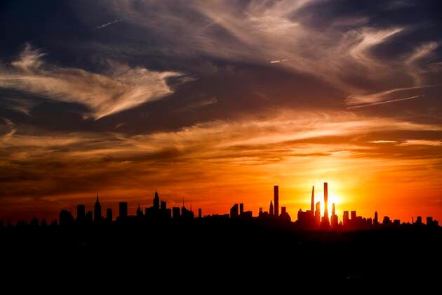 TENNIS - US Open 2022 NEW YORK CITY,NEW YORK,USA,01.SEP.22 - TENNIS - ATP, Tennis Herren World Tour, US Open, Grand Slam, Flushing Meadows. Image shows a feature with the skyline of Manhattan.  GEPAxpictures xPatrickxSteiner