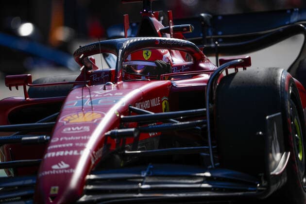 16 LECLERC Charles (mco), Scuderia Ferrari F1-75, action during the Formula 1 Heineken Dutch Grand Prix 2022, 15th round of the 2022 FIA Formula One World Championship, WM, Weltmeisterschaft from September 2 to 4, 2022 on the Zandvoort Circuit, in Netherlands, Belgium - F1 - DUTCH GRAND PRIX 2022 DPPI Panoramic  00122035__V2_7049.JPG_