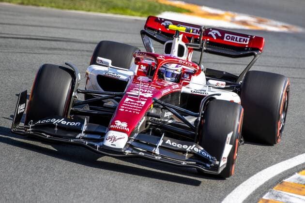 ZANDVOORT Guanyu Zhou Alfa Romeo during qualifying ahead of the F1 Grand Prix of the Netherlands at Circuit Zandvoort on September 3, 2022 in Zandvoort, Netherlands ANP SEM VAN DER WAL F1 Grand Prix of The Netherlands Qualifying 2022 xVIxANPxSportx xxANPxIVx 453984192 originalFilename: 453984192.jpg