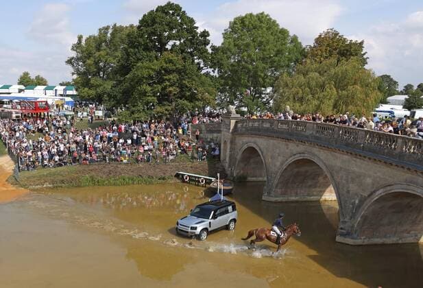 Bilder des Jahres 2022, Sport 09 September Sport Themen der Woche KW35 Sport Bilder des Tages Pferdesport, Land Rover Burghley Horse Trials Tim Price on Bango on the third day of the Land Rover Burghley Horse Trials, at Burghley House, Stamford, Lincolnshire, UK, on September 3, 2022. 