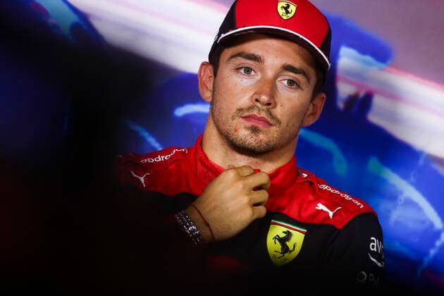 September 3, 2022, Zandvoort, Netherlands: September 3, 2022, Zandvoort, Netherlands: CHARLES LECLERC of Scuderia Ferrari at the press conference, PK, Pressekonferenz during Formula 1 Dutch Grand Prix Qualifying Day at Circuit Zandvoort on September 3, 2022 in Zandvoort, Netherlands. Zandvoort Netherlands - ZUMAz156 20220903_zip_z156_046 Copyright: xBeataxZawrzelx