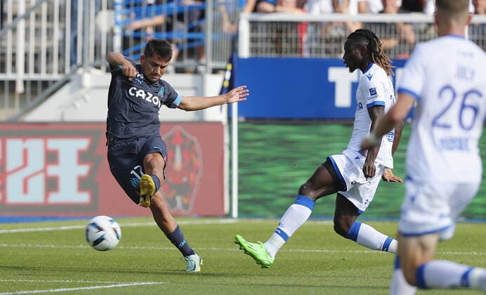 Football, AJ Auxerre - Olympique Marseille