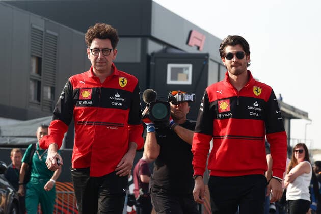 F1 Grand Prix Of The Netherlands Mattia Binotto and Antonio Giovinazzi before the Formula 1 Grand Prix of The Netherlands at Zandvoort circuit in Zandvoort, Netherlands on September 4, 2022. Zandvoort Netherlands  Copyright: xJakubxPorzyckix originalFilename:porzycki-f1grandp220904_npovr.jpg