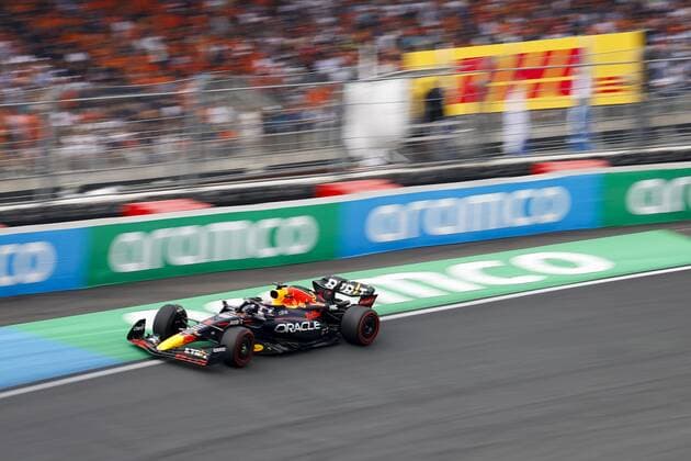 ZANDVOORT Max Verstappen Oracle Red Bull Racing in action during the F1 Grand Prix of the Netherlands at Circuit Zandvoort on September 4, 2022 in Zandvoort, Netherlands KOEN VAN WEEL F1 Grand Prix of The Netherlands 2022 xVIxANPxSportx xxANPxIVx 454041195 originalFilename: 454041195.jpg