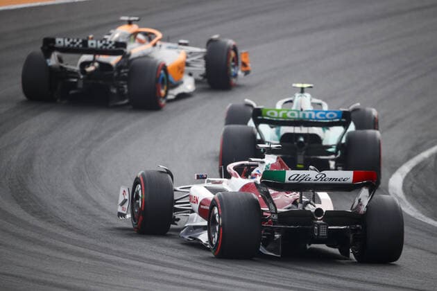 77 BOTTAS Valtteri (fin), Alfa Romeo F1 Team ORLEN C42, action during the Formula 1 Heineken Dutch Grand Prix 2022, 15th round of the 2022 FIA Formula One World Championship, WM, Weltmeisterschaft from September 2 to 4, 2022 on the Zandvoort Circuit, in Netherlands, Belgium - F1 - DUTCH GRAND PRIX 2022 - RACE DPPI Panoramic  00122036__V2_8090.JPG_