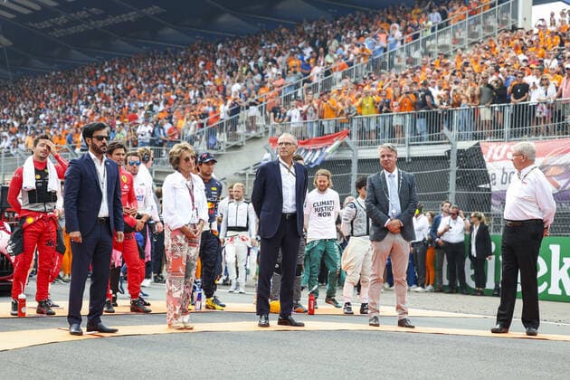 BEN SULAYEM Mohammed (uae), President of the FIA, DOMENICALI Stefano (ita), Chairman and CEO Formula One Group FOG, portrait during the Formula 1 Heineken Dutch Grand Prix 2022, 15th round of the 2022 FIA Formula One World Championship, WM, Weltmeisterschaft from September 2 to 4, 2022 on the Zandvoort Circuit, in Netherlands, Belgium - F1 - DUTCH GRAND PRIX 2022 - RACE DPPI Panoramic 00122036_G00D2963.JPG_