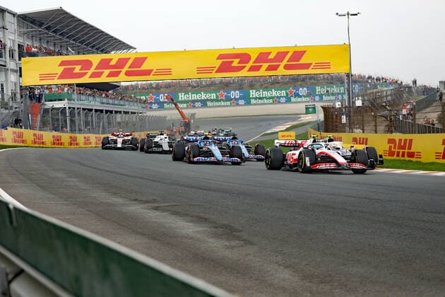 F1 Grand Prix Holland 2022 Grand Prix of Holland start race Mick Schumacher Circuit Zandvoort Formula1 World Championship 2022 Formula1 Copyright: xBEAUTIFULxSPORTS Bernhardtx