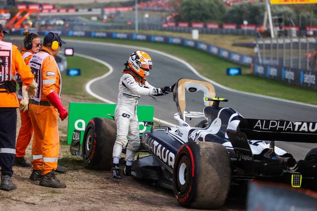 TSUNODA Yuki (jap), Scuderia AlphaTauri AT03, portrait during the Formula 1 Heineken Dutch Grand Prix 2022, 15th round of the 2022 FIA Formula One World Championship, WM, Weltmeisterschaft from September 2 to 4, 2022 on the Zandvoort Circuit, in Netherlands, Belgium - F1 - DUTCH GRAND PRIX 2022 - RACE DPPI Panoramic  00122036_AV6_0158