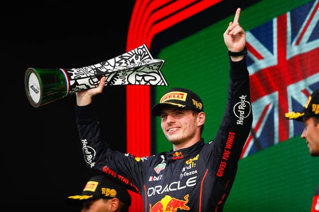 podium VERSTAPPEN Max (ned), Red Bull Racing RB18, portrait during the Formula 1 Heineken Dutch Grand Prix 2022, 15th round of the 2022 FIA Formula One World Championship, WM, Weltmeisterschaft from September 2 to 4, 2022 on the Zandvoort Circuit, in Netherlands, Belgium - F1 - DUTCH GRAND PRIX 2022 - RACE DPPI Panoramic  00122036__V2_9591