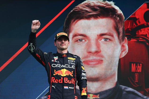 F1 Grand Prix Of The Netherlands Max Verstappen of Red Bull Racing on the podium of the Formula 1 Grand Prix of The Netherlands at Zandvoort circuit in Zandvoort, Netherlands on September 4, 2022. Zandvoort Netherlands  Copyright: xJakubxPorzyckix originalFilename:porzycki-f1grandp220904_npYOk.jpg