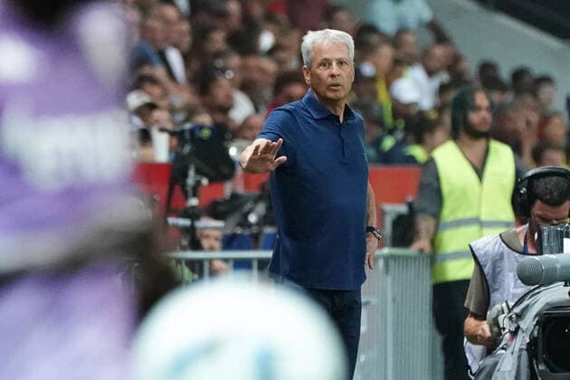 Lucien Favre (entraineur de l OGC Nice) FOOTBALL : OGC Nice vs AS Monaco - Ligue 1 Uber Eats - Nice - 04 09 2022 NorbertScanella Panoramic 