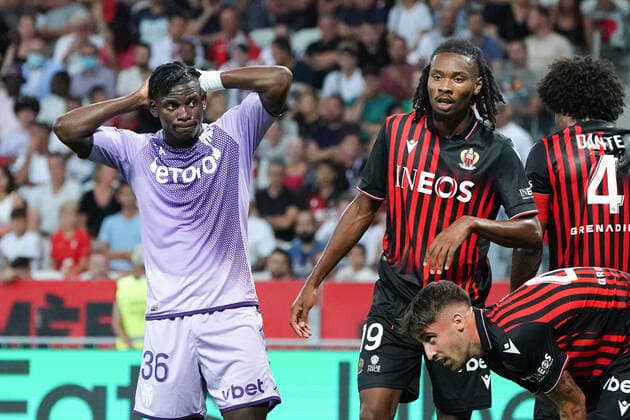 Breel Embolo (AS Monaco) FOOTBALL : OGC Nice vs AS Monaco - Ligue 1 Uber Eats - Nice - 04 09 2022 NorbertScanella Panoramic 