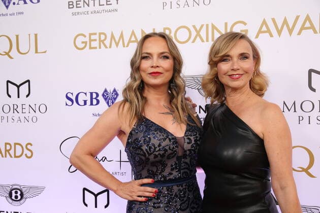 Boxing Herqul 2022 German Boxing Award, Berlin, 04 09 2022 Regina Halmich and Tina Ruland Berlin Germany