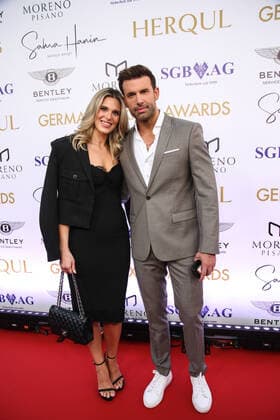 Boxing Herqul 2022 German Boxing Award, Berlin, 04 09 2022 Jay Khan and girlfriend Jessie Berlin Germany