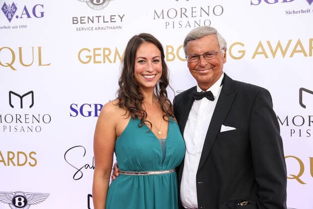 Boxing Herqul 2022 German Boxing Award, Berlin, 04 09 2022 Wolfgang Bosbach and daughter Caroline Berlin Germany