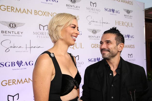 Boxing Herqul 2022 German Boxing Award, Berlin, 04 09 2022 Verena Kerth and Marc Terenzi Berlin Germany