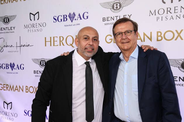 Boxing Herqul 2022 German Boxing Award, Berlin, 04 09 2022 Ramin Seyed and Hans Mahr Berlin Germany