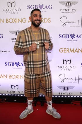 Boxing Herqul 2022 German Boxing Award, Berlin, 04 09 2022 Musician Milonair Berlin Germany