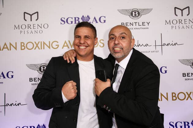 Boxing Herqul 2022 German Boxing Award, Berlin, 04 09 2022 Tyron Zeuge and Ramin Seyed Berlin Germany