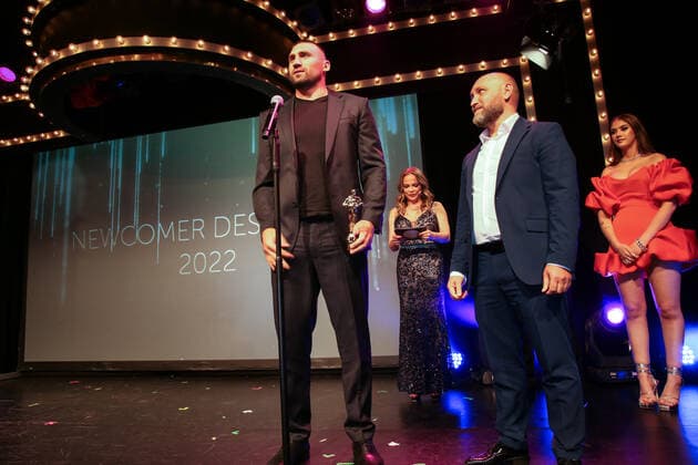 Boxing Herqul 2022 German Boxing Award, Berlin, 04 09 2022 Newcomer of the Year Victor Faust ECB Berlin Germany