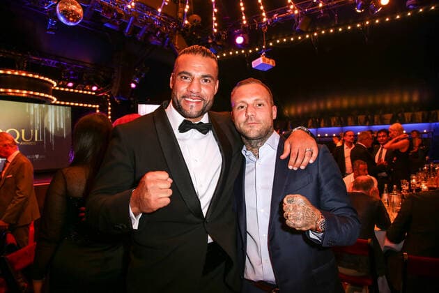 Boxing Herqul 2022 German Boxing Award, Berlin, 04 09 2022 Manuel Mahmoud Charr l and Kontra K Berlin Germany