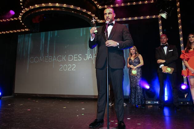 Boxing Herqul 2022 German Boxing Award, Berlin, 04 09 2022 Award Comeback of the Year Mahmoud Manuel Charr Berlin Germany