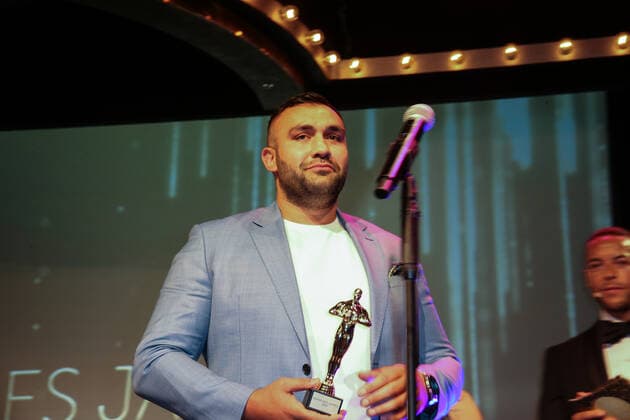 Boxing Herqul 2022 German Boxing Award, Berlin, 04 09 2022 Boxer of the Year Ali Eren Demirecen EC Boxing Berlin Germany