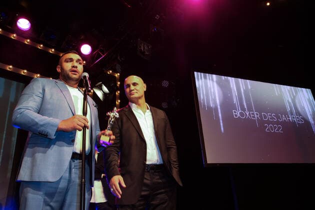 Boxing Herqul 2022 German Boxing Award, Berlin, 04 09 2022 Boxer of the Year Ali Eren Demirecen EC Boxing Berlin Germany