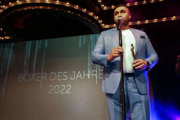 Boxing Herqul 2022 German Boxing Award, Berlin, 04 09 2022 Boxer of the Year Ali Eren Demirecen EC Boxing Berlin Germany