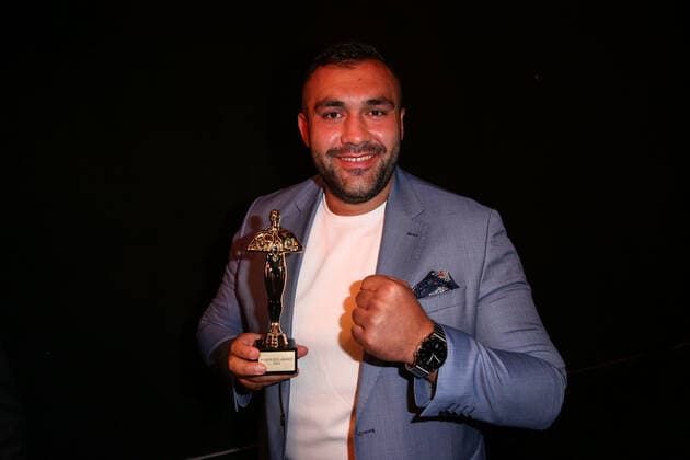 Boxing Herqul 2022 German Boxing Award, Berlin, 04 09 2022 Boxer of the Year Ali Eren Demirecen EC Boxing Berlin Germany