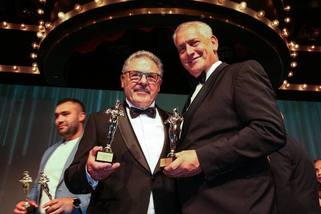 Boxing Herqul 2022 German Boxing Award, Berlin, 04 09 2022 Peter Hanraths l and Ulf Steinforth SES Boxing Berlin Germany