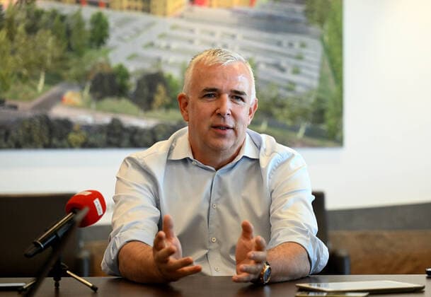 Football, men, season 2022 2023, Europa League, 1 FC Union Berlin, press conference for the Europa League match 1 FC Union Berlin Royale Union Saint Gilloise, in the picture President Dirk Zingler 1 FC Union , 06 09 2022, Copyright: xMatthiasxKochx