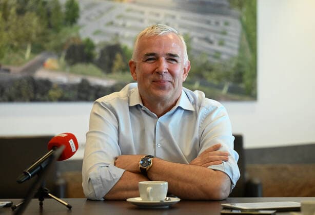 Football, men, season 2022 2023, Europa League, 1 FC Union Berlin, press conference for the Europa League match 1 FC Union Berlin Royale Union Saint Gilloise, in the picture President Dirk Zingler 1 FC Union , 06 09 2022, Copyright: xMatthiasxKochx