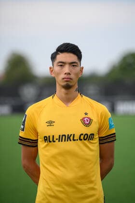 Kyu Hyun Park SG Dynamo Dresden 3 league, portrait date 2022 2023