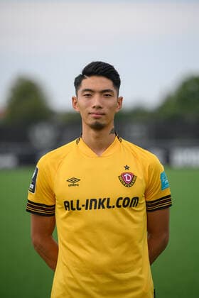Kyu Hyun Park SG Dynamo Dresden 3 league, portrait date 2022 2023