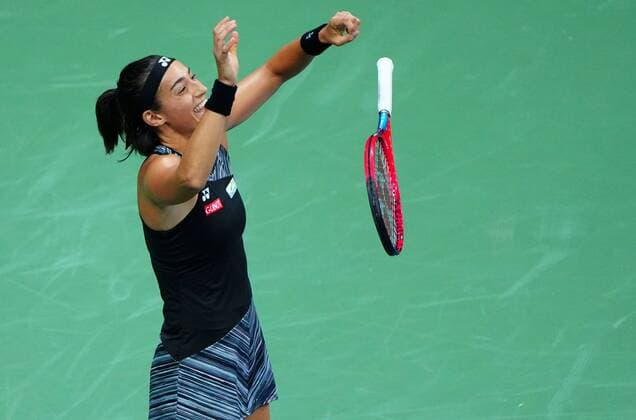 Sport Themen der Woche KW36 Sport Bilder des Tages Mandatory Credit: Photo by Javier Garcia Shutterstock (13368062bu) Caroline Garcia celebrates her quarter final win US Open Championships 2022, Day Nine, USTA National Tennis Center, Flushing Meadows, New York, USA - 06 Sep 2022 US Open Championships 2022, Day Nine, USTA National Tennis Center, Flushing Meadows, New York, USA - 06 Sep 2022  Copyright: xJavierxGarcia Shutterstockx 13368062bu