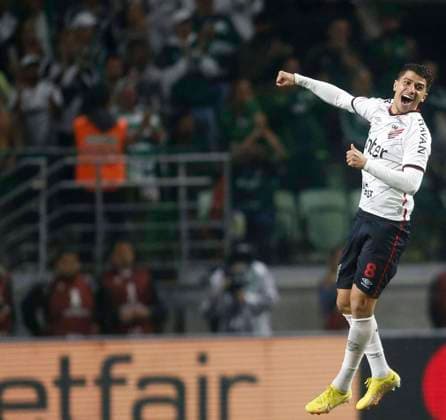Sport Themen der Woche KW36 Sport Bilder des Tages Fu?ball, Copa Libertadores, Palmeiras Sao Paulo - Athletico Paranaense Vitor bueno celebrates during a game between Palmeiras and Atletico PR at Allianz Parque in Sao Paulo, Brazil, photo: fernando roberto spp (Fernando Roberto SPP)  Copyright: xFernandoxRoberto SPPx spp-en-FeRo-athletico pr x palmeiras 31