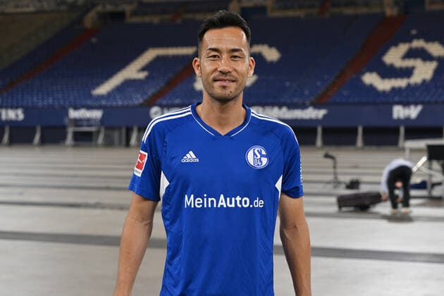 Maya Yoshida FC Schalke 04 1 BL, portrait date 2022 2023 Gelsenkirchen North Rhine Westphalia Germany Team2