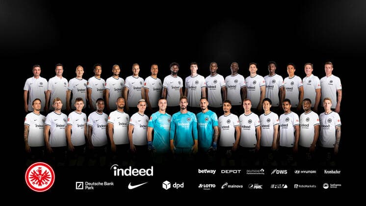 Mannschaftsbild - Eintracht Frankfurt, SGE, 2022 2023, Kader, Totale, 1. BL, Ger; by Ohnesorge Eintracht Frankfurt