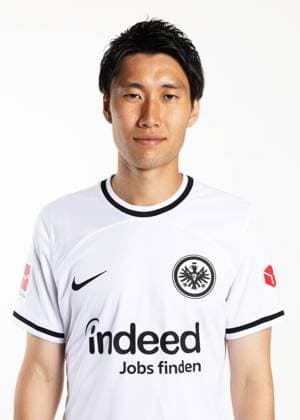 Daichi Kamada - Eintracht Frankfurt, SGE, 2022 2023, Porträttermin, Porträt, 1. BL, Ger; by Ohnesorge Eintracht Frankfurt